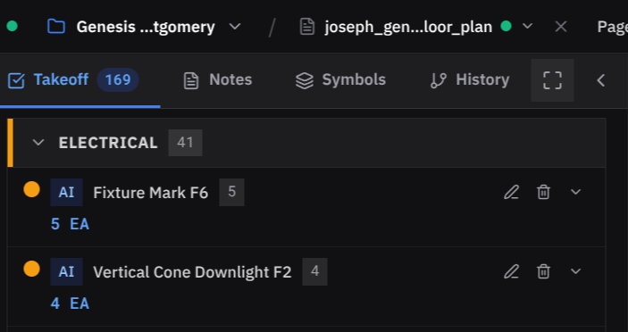Sidebar showing the expand button to the right of History